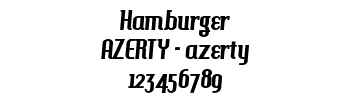 Lettrage Hamburger