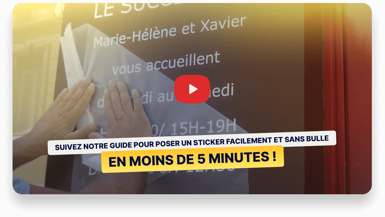 Comment poser un sticker ?