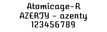 Lettrage Atomicage-R