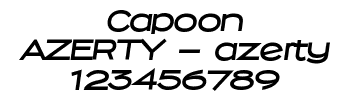 Lettrage Capoon