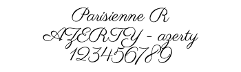 Lettrage Parisienne R