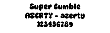 Lettrage Super Cumble