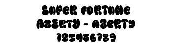 Lettrage Super Fortune