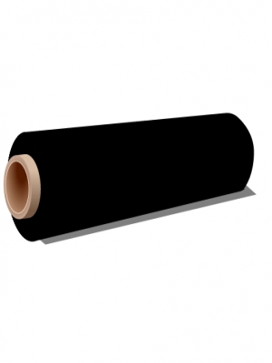 Vinyle adhésif couleur noir brillant