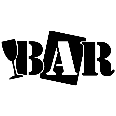 Sticker Bar ultra r sistant petits prix Lettres Sticker Bar ultra r sistant petits prix Lettres