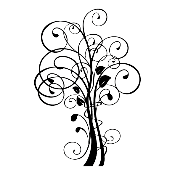 Ornement arbre design 