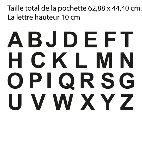 Choix Couleur Stickers Muraux 26 Lettres Alphabet Ecriture école