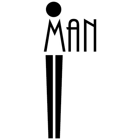 Sticker Pictogramme Man