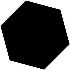 Sticker polygone plein