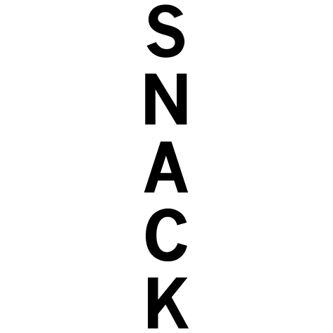 Lettrage vertical SNACK