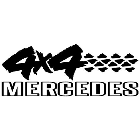 Sticker 4x4 Mercedes