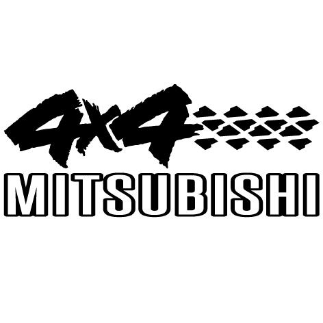 Sticker 4x4 Mitsubishi