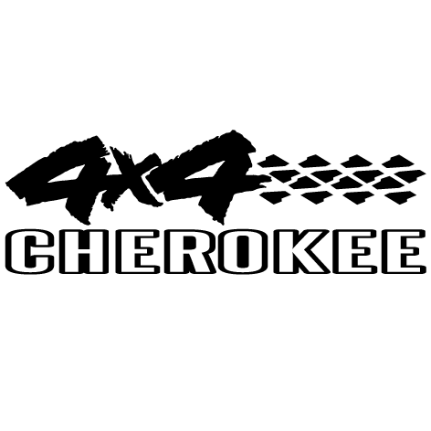 Sticker 4x4 Cherokee