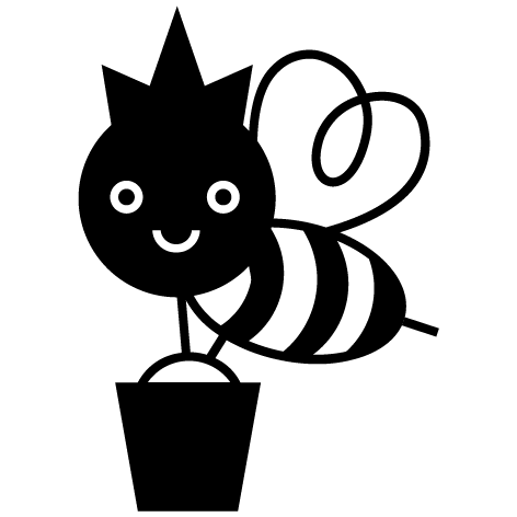 Sticker reine des abeilles