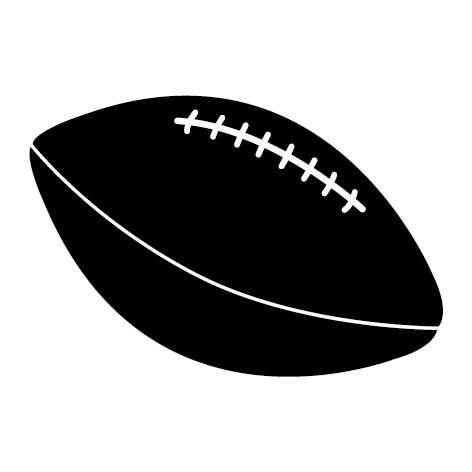 Sticker ballon football américain