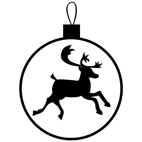 Sticker Boule De Noël Déco 21