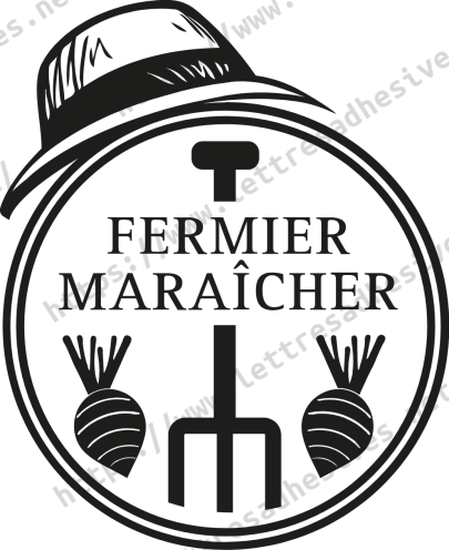 Sticker fermier maraîcher 2