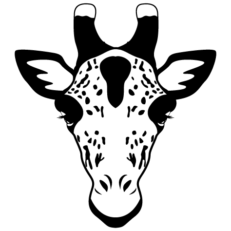 Sticker Girafe