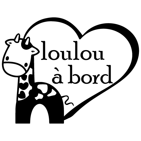 Sticker loulou a bord