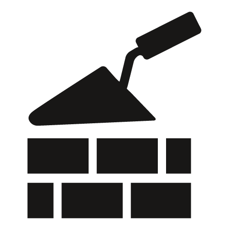 Sticker parpaing truelle