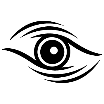 Sticker œil model 14