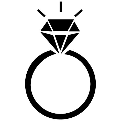Sticker bague diamant