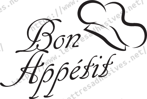 Sticker bon appétit