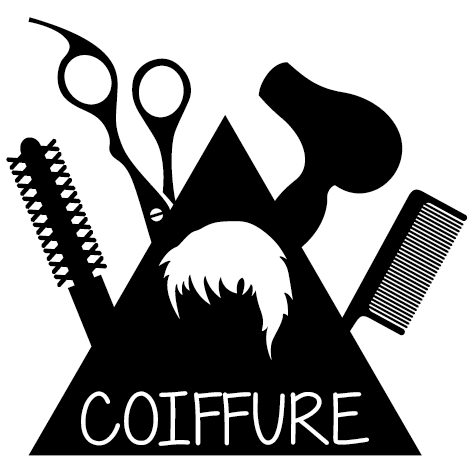 Sticker boutique coiffure
