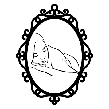 Sticker cadre corps femme ESTH06