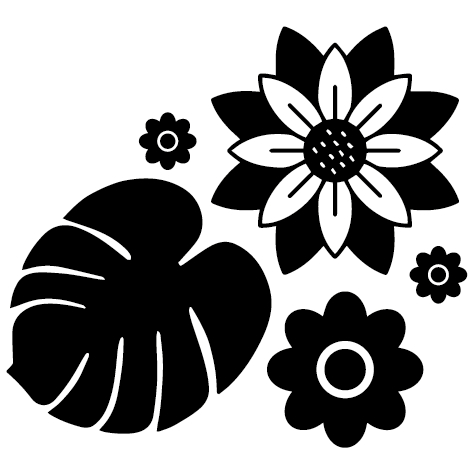 Sticker pétales de fleur