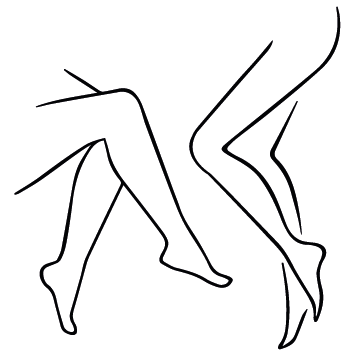 Sticker jambes de femmes ESTH07