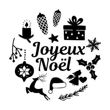 Decoration Pour Vitre Couronne Joyeux Noel Stickers Muraux Originaux