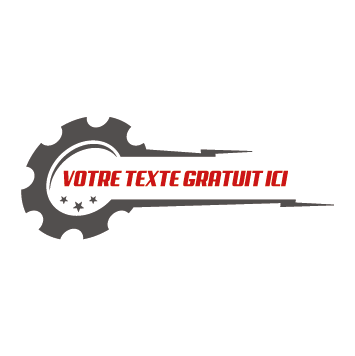 Sticker logo engrenage