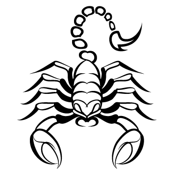 Sticker signe scorpion AST03