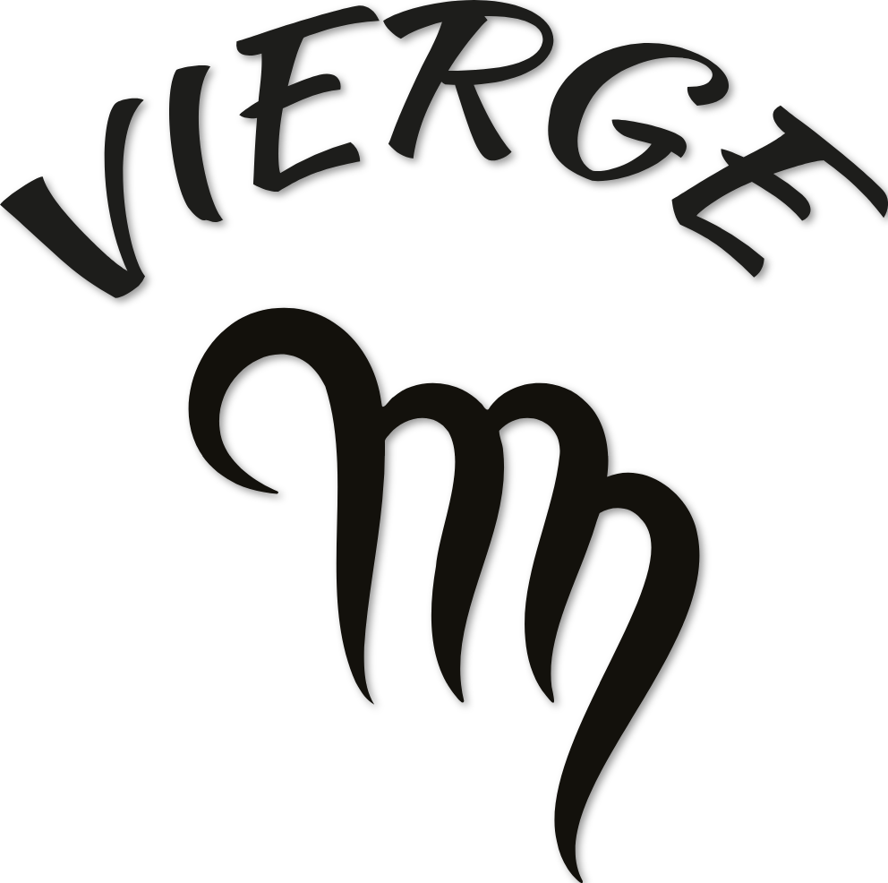 Sticker zodiaque vierge