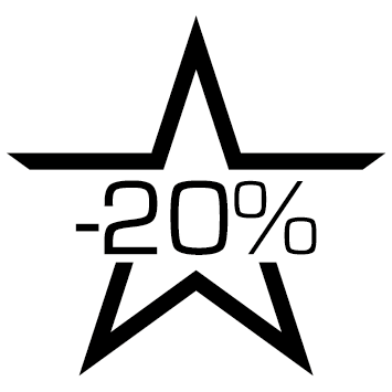 Sticker soldes : 20%