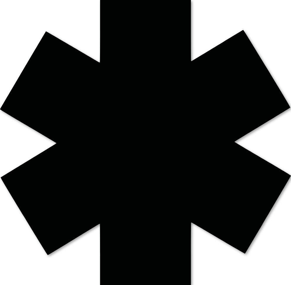 Sticker croix ambulance