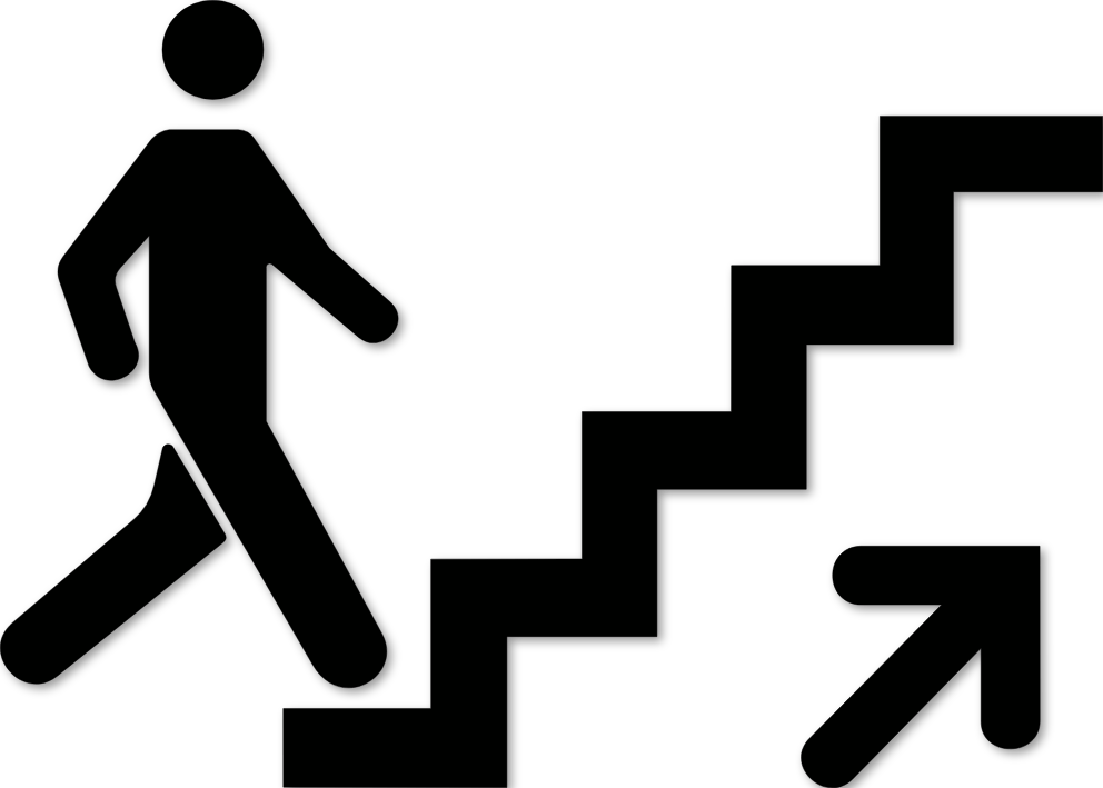 Autocollant monter d’escalier