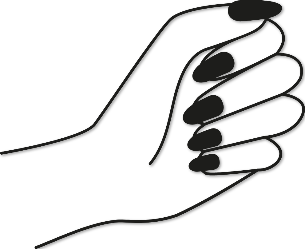 Sticker Poing Élégant