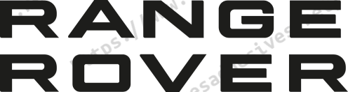 Sticker autocollant RANGE ROVER