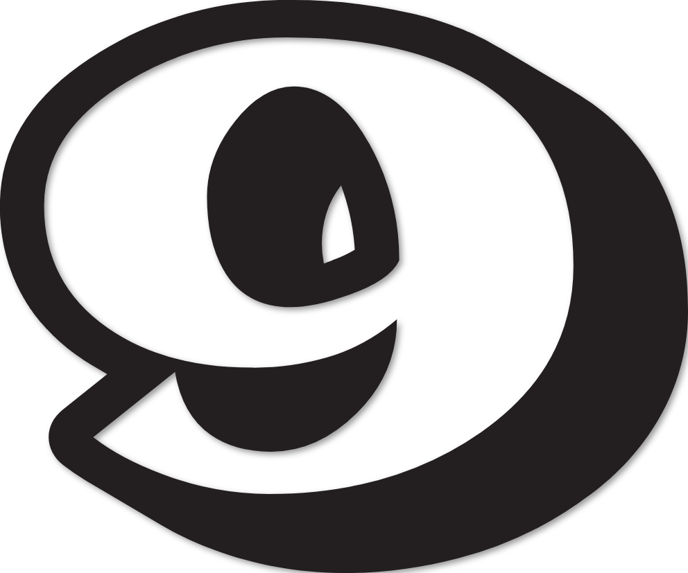 Chiffre 9 aspect 3D autocollant en vinyle