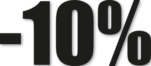 Chiffre autocollant -10%