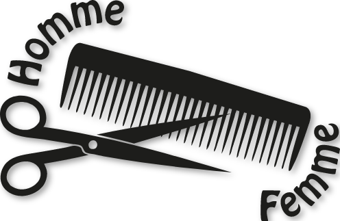 Sticker coupe homme femme