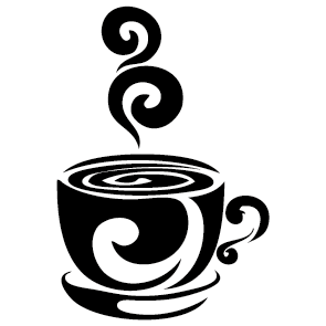 Sticker Mural Café Tasse à Café - Dimensions 40x30 Cm - PVC Amovible Sans Traces - Décoration Cuisine, Salle à Manger - Thème Artistique - 6