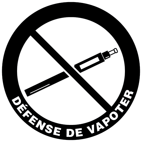 Défense de vapoter