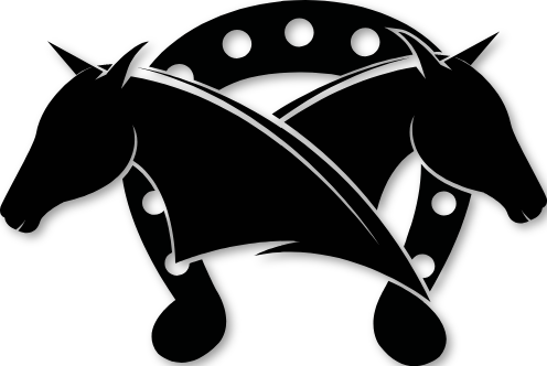 Fer à cheval avec 2 têtes