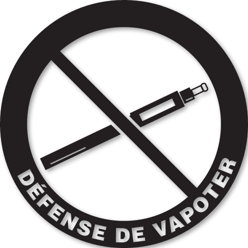 Interdit de vapoter