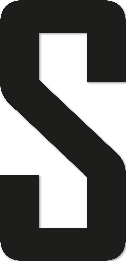 Lettre adhésive S sans fond