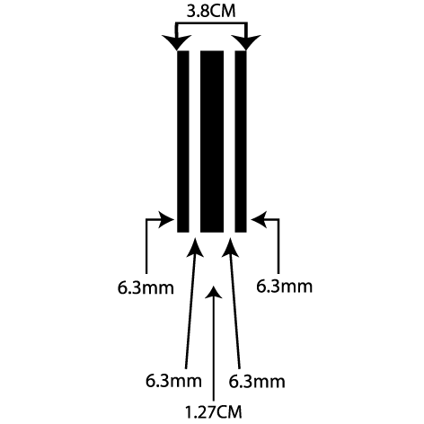 liseret adhésif 3.80CM