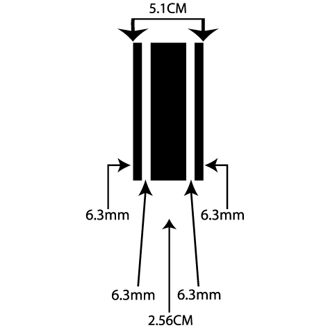 liseret adhésif 5.10CM